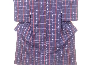 アンティーク 本場琉球絣 手織り紬着物(材料)